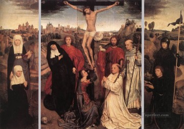  triptych Canvas - Triptych of Jan Crabbe Netherlandish Hans Memling